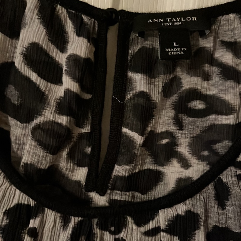 Ann Taylor animal print tank - Picture 2 of 3